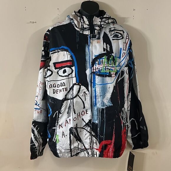 NWT Jean Michel Basquiat + Members Only windbreaker - Picture 1 of 3